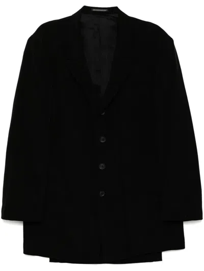 Yohji Yamamoto Single-breasted Blazer In Black