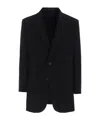 Yohji Yamamoto Single Breasted Blazer In Black