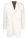 Yohji Yamamoto Einreihiges Sakko In White