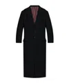 Yohji Yamamoto Single-breasted Coat In Black