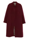 Yohji Yamamoto Single-breasted Coat In Red