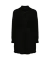 Yohji Yamamoto Layered-collar Shirt In Black