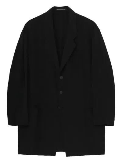 YOHJI YAMAMOTO SINGLE-BREASTED WOOL JACKET