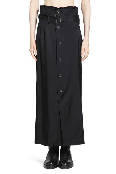 Yohji Yamamoto Woman Black Skirts