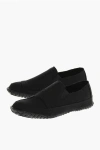 Yohji Yamamoto Slip-on Sneakers With Raw-cut Edges