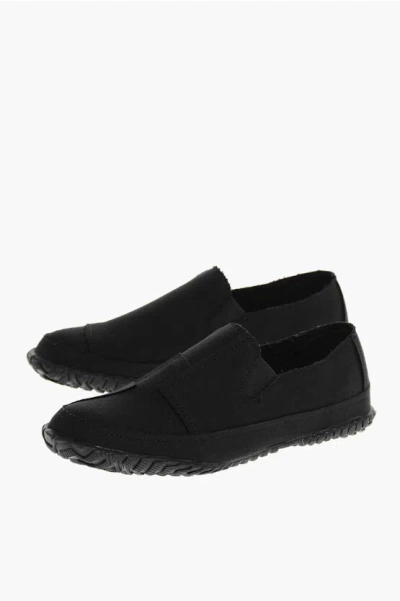 Yohji Yamamoto Slip-on Sneakers With Raw-cut Edges