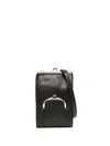 Yohji Yamamoto Smartphone Cross Body Bag In Black