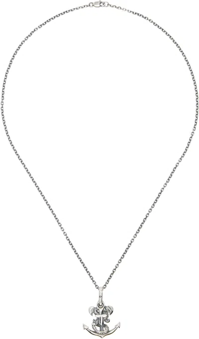 Yohji Yamamoto Snake Anchor Pendant Necklace