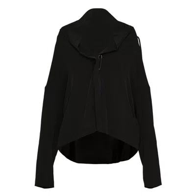 Yohji Yamamoto Square Blouson Jacket In Black