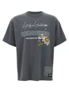 Yohji Yamamoto Crew Neck Graphic Print Short Sleeves