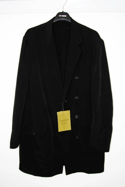 Pre-owned Yohji Yamamoto Ss22  Pour Homme Buttoned Jacket 3 In Black