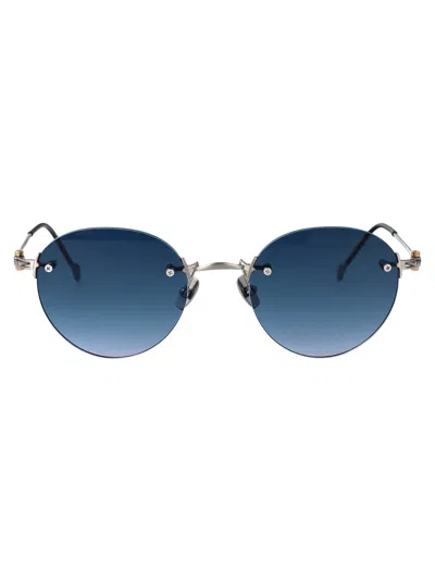 Yohji Yamamoto Staine Silver Titanium Sunglasses