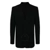 Yohji Yamamoto Single-breasted Blazer In Black