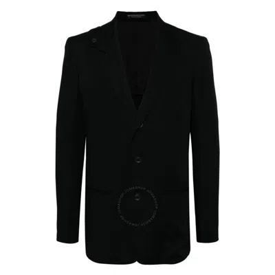Yohji Yamamoto Single-breasted Blazer In Black