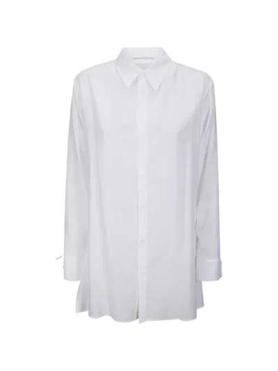 Yohji Yamamoto String-detail Shirt In White