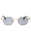Yohji Yamamoto Japan Gold Titanium Sunglasses In Blue