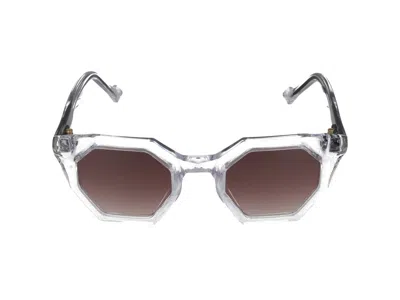 Yohji Yamamoto Sunglasses  Slook013 A005 47/24/145 In Brown