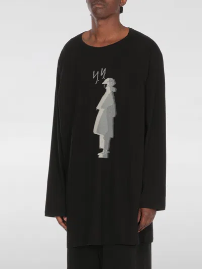 Yohji Yamamoto Man Black T-shirts & Tank Tops