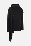 Yohji Yamamoto Delivery B Cardigan In Black