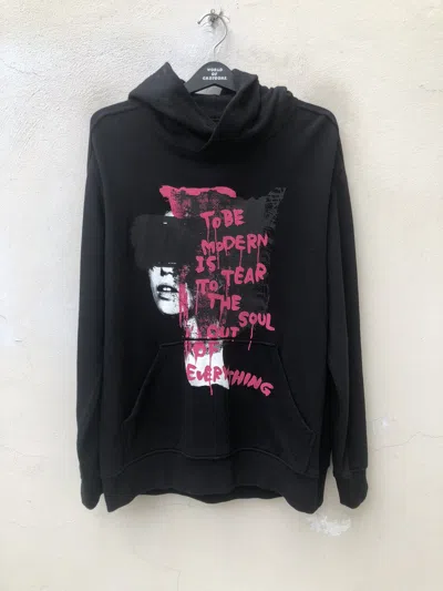 Pre-owned Yohji Yamamoto S'yte  Poem Black Hoodie