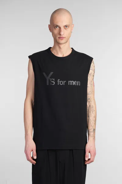 Yohji Yamamoto T-shirt In Black Cotton