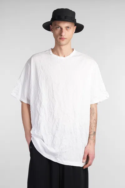 Yohji Yamamoto Short-sleeved T-shirt In White