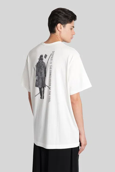 Yohji Yamamoto T-shirt In White Cotton