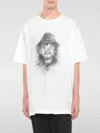 Yohji Yamamoto T-shirt With Print In White
