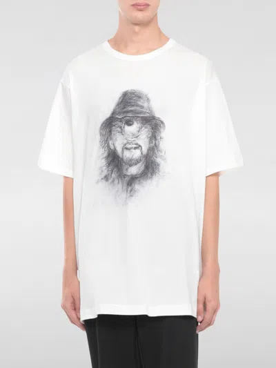 YOHJI YAMAMOTO T-SHIRT YOHJI YAMAMOTO MEN COLOR WHITE,H49188001