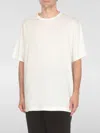 Yohji Yamamoto White Ultima Jersey Round Neck T-shirt In Weiss