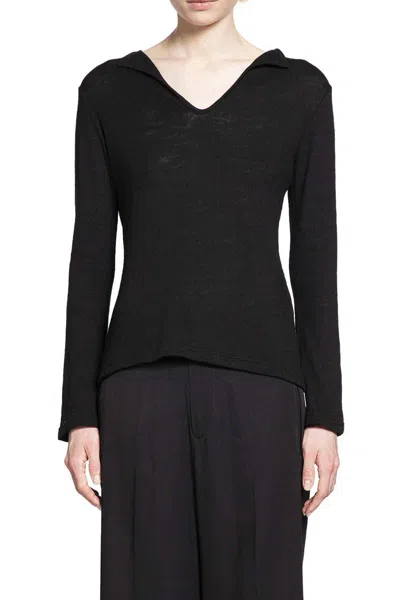 Yohji Yamamoto T-shirts & Tank Tops In Black