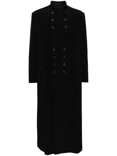 Yohji Yamamoto Ta Long Jacket In Black