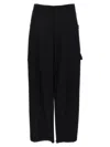 Yohji Yamamoto Tab Wide P Pants Black