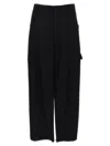 Yohji Yamamoto Tab Wide P Pants Black In Black