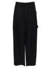 Yohji Yamamoto Tab Wide P Pants Black