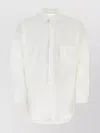 Yohji Yamamoto Tailored Cotton Shirt With Button Accents