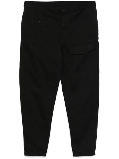 Yohji Yamamoto Tapered Trousers In Black