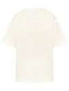 Yohji Yamamoto Text-print T-shirt In Weiss