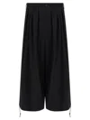 Yohji Yamamoto Tailored Trousers With Pleated Front And Pockets In Black