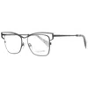 Yohji Yamamoto Black  Optical Frames In Metallic