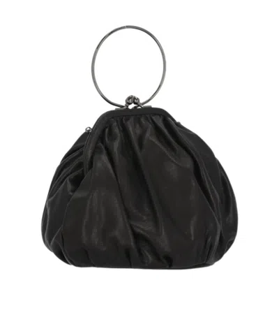 Yohji Yamamoto Top-handle Shoulder Bag In Black
