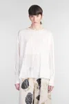 Yohji Yamamoto Topwear In Beige Wool And Polyester In Beige