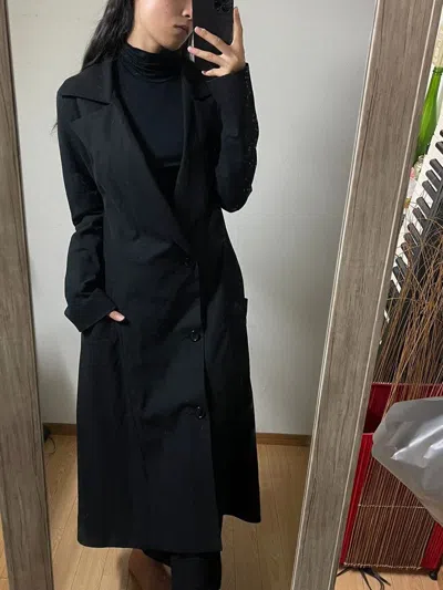 Pre-owned Yohji Yamamoto Trench Coat