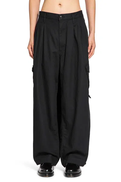 Yohji Yamamoto Trousers In Black