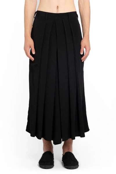 Yohji Yamamoto Trousers In Black