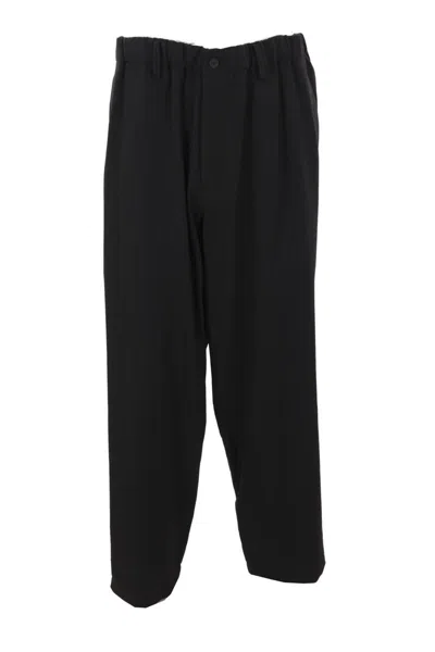 Yohji Yamamoto Trousers In Black