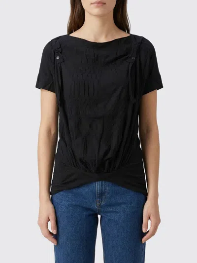 Yohji Yamamoto T-shirt  Woman Color Black In Multi