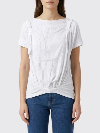 Yohji Yamamoto T-shirt  Woman Color White In Multi