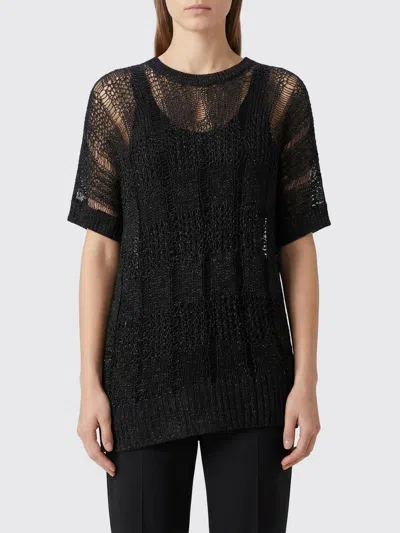 Yohji Yamamoto Sweater  Woman Color Black In Multi