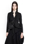 Yohji Yamamoto Tuck D Short Jacket In Black